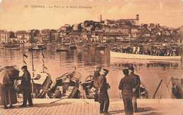 Cannes * Le Port Et Le Mont Chevalier * Bateaux Canots Automobiles - Cannes