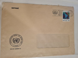 Lettre NATIONS UNIES GENEVE OMI 1989 30 ANNEES DE SERVICE DE NAVIGATION - Briefe U. Dokumente