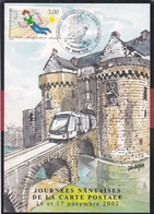 44 - Nantes - 8 ème édition Des Journées Nantaises De La Carte Postale 16 Et 17 Novembre 2002 - Bourses & Salons De Collections