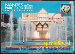 44 - Nantes - Journées Nantaises De La Carte Postale 14 Et 15 Novembre 1998 - Bourses & Salons De Collections