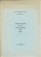 Cook Islands, Niue/ Cancellations Of Cook Islands And Niue. By A.R. Burge. - Oblitérations