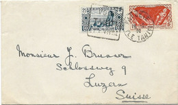 FRANZÖSISCH OZEANIEN 1939 Commercial Letter PAPEETE To Switzerland - Brieven En Documenten