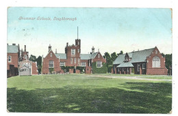 Leicestershire Postcard Loughborough Grammar Schools Valentine's Posted Stamp Gone - Altri & Non Classificati