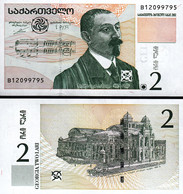 Georgia 2 Lari 2002 UNC - Georgien