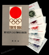 Japon - Japan 1960 Yvert BF 53-58, Sports, Tokyo Summer Olympic Games - Miniature Sheets + Folder - MNH - Blocchi & Foglietti