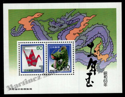 Japon - Japan 1987 Yvert BF 98, New Year, Lunar Year Of The Dragon - Miniature Sheet - MNH - Hojas Bloque