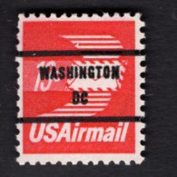 1729787092 1971 SCOTT C79B (XX) POSTFRIS MINT NEVER HINGED - WINGED AIRMAIL ENVELOPE PRECANCELED WASHINGTON - 3b. 1961-... Ongebruikt