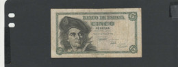 ESPAGNE - Billet 5 Pesetas 1948 TB/F Pick-136 - 5 Pesetas