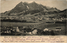 CPA AK SONTHOFEN Mit Grunten - Panorama GERMANY (1296720) - Sonthofen