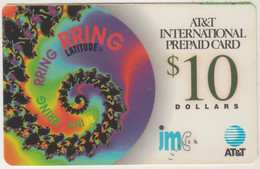USA - Multicolour Shell: RRING, JMC Telecom , AT&T Prepaid Card , $10 , Used - AT&T