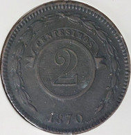 Paraguay - 2 Centésimos 1870, KM# 3 (#1954) - Paraguay