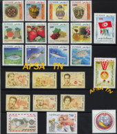 TUNISIE 2012 -Année Complète (sans Blocs-feuillets)  / /  TUNISIA 2012 -Full Year (without Mini-sheet) - Vrac (max 999 Timbres)