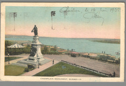 CPA - Canada - Québec - Champlain Monument - Québec - La Cité