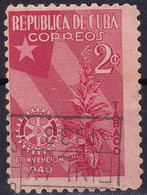 Cuba YT 266 Mi 165 Année 1940 (Used °) Drapeaux - Tabac - Gebruikt