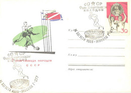 Soviet Union:USSR National Spartakiad, Special Cancellation 1959 - Lettres & Documents