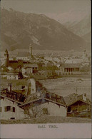 AUSTRIA - HALL IN TIROL - RPPC POSTCARD - PHOTO A. STOCKHAMMER 1890s  (16115) - Hall In Tirol
