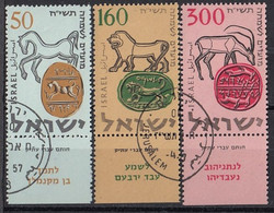 ISRAEL 145-147,used,falc Hinged - Gebraucht (mit Tabs)