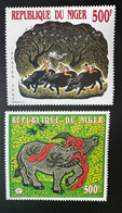 Niger 1997 Mi. 1276 - 1277 Année Du Tourisme Year Of The Ox Année Du Buffle Jahr Des Ochsen China Chinese New Year Fauna - Niger (1960-...)