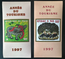 Niger 1997 Mi. Bl. 97 - 98 Année Du Tourisme Year Of The Ox Année Du Buffle Jahr Des Ochsen China Chinese New Year Fauna - Astrology