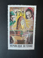 Tchad Chad Tschad 1987 / 1988 Mi. 1146 Surchargé Overprint Gloire à Nos Morts Martyrs Âme éternelle - Tsjaad (1960-...)