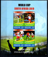 UNION ISLAND  Feuillet N°    * *    Cup 2010  Football  Soccer  Fussball - 2010 – Sud Africa