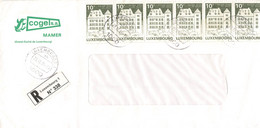 LETTRE. LUXEMBOURG. 23 12 85. COGEL SA MAMER. RECOMMANDE LUXEMBOURG 1 - Covers & Documents