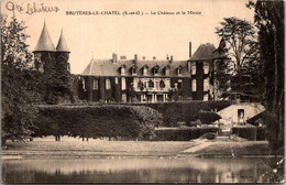 91 BRUYERES Le Châtel -  Château Et Le Miroir (pliée à Droite) - Bruyeres Le Chatel