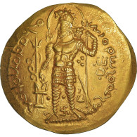 Monnaie, Kushano-Sasanians, Peroz I, Dinar, 245-270, Balkh (?), SPL+, Or - Indiennes