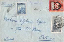 LETTRE. TURQUIE. 1927  POUR LA FRANCE - Storia Postale