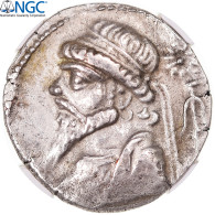 Monnaie, Royaume Parthe, Kamnaskires V, Tétradrachme, Ca. 54-32 BC, Seleucia Ad - Oriental