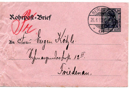 57286 - Deutsches Reich - 1912 - 30Pfg Germania RohrpostGAUmschlag Innerh V BERLIN - Cartas & Documentos