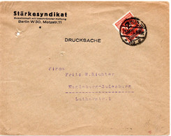 57289 - Deutsches Reich - 1923 - 2Mio/200M EF A DrucksBf BERLIN -> Magdeburg - Lettres & Documents