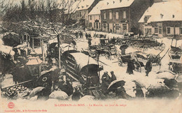 St Germain Du Bois * 1909 * Le Marché , Un Jour De Neige - Otros & Sin Clasificación