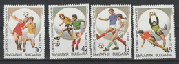 Bulgaria 1° Serie - Football - World Cup - Calcio Italia 90'   4 Val. + Sheet   MNH - - 1990 – Italie