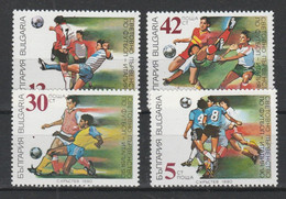 Bulgaria 2° Serie - Football - World Cup - Calcio Italia 90'   4 Val. + Sheet   MNH - - 1990 – Italie