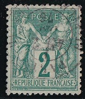 France N°74 - Oblitéré - TB - 1876-1898 Sage (Type II)