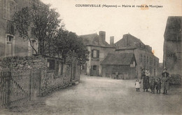 Courbeveille * Mairie Du Village Et Route De Montjean * Enfants Villageois - Andere & Zonder Classificatie