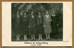 FAMILLE GRAND-DUCALE : " CHATEAU DE COLMAR-BERG "  (1929) - Koninklijke Familie