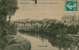 25 MONTBELIARD /  L'Allan Vu Du Pont Du Chemin De Fer / CARTE SEMI GLACEE - Montbéliard