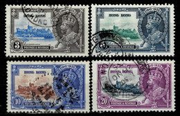 Hong Kong 1935  SG133/136 Silver Jubilee / Set Of 4  Used - Usati