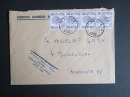 M 5 (strip Van 4) Op Brief Uit Uit "Post 8" Naar Düsseldorf - Lettres & Documents