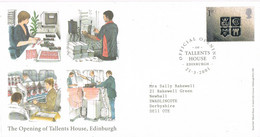 49077. Carta EDINBURGH (England) 2001. Opening Of Tallents House - Covers & Documents