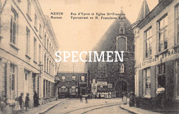 Rue D4ypres Et Eglise St-François - Menen - Menen