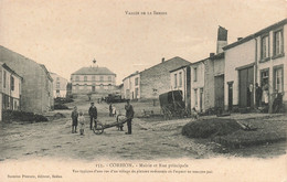 Belgique - Corbion - Vallée De La Semois - Mairie Et Rue Principale - Edit. Suzaine Pierson - Carte Postale Anciene - Bouillon