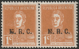 Argentina 1924 Sc OD337  Official Pair MNH** - Officials