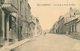 SOMME  LE CROTOY  La Rue De La Porte Du Pont (petidéchsup) - Le Crotoy