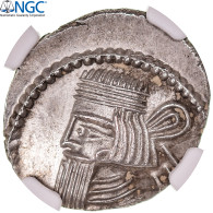 Monnaie, Royaume Parthe, Artaban IV, Drachme, Ca. 10-38, Ecbatane, Gradée, NGC - Orientale