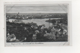 Antike Postkarte  CROSSEN A.D. ODER GESAMTANSICHT VOM AUSSICHTSTURM VON 1942 - Schlesien