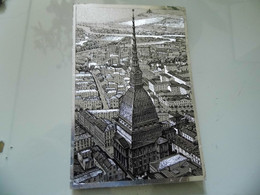 Cartolina Viaggiata Metallica "MOLE ANTONELLIANA"  1975 - Mole Antonelliana