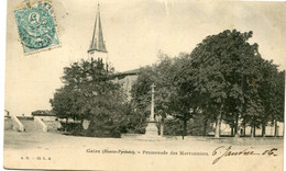 G A L A N   -  PROMENADE Des MARRONNIERS - CLICHE PARTICULIER RARE - - Galan